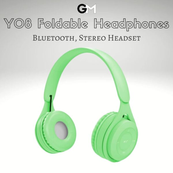 Wireless Bluetooth Headphones Y08 Foldable Wireless Headphones 5.0+edr With Mic Stereo Headset